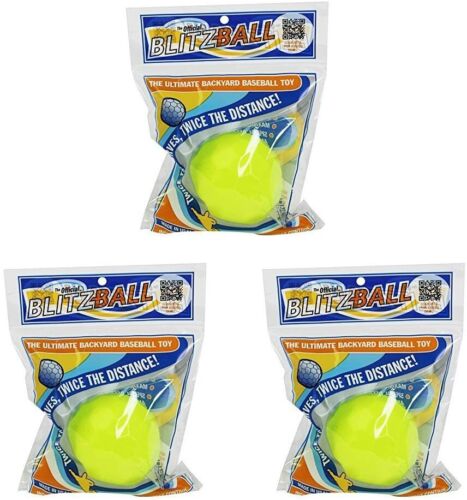 3-Pack BLITZBALL Plastic Baseball Training Blitz Ball Dude Perfect Curve Swerve - Picture 1 of 2