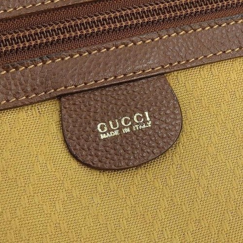 Gucci 70's Travel Garment Bag Trunk Business Leather 42x71x21cm pre-owned - Picture 10 of 10