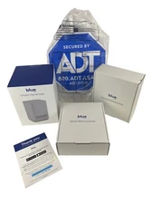 Blue By ADT Smart Home Hub 12 Window 2 Door Sensors Sign Pearl Gray OPEN BOX NEW