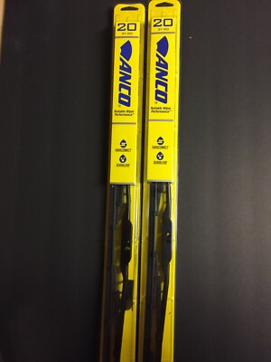 2x 20'' ANCO 31-20 WINDSHIELD WIPER BLADE 31 SERIES 20'' BLACK METAL FRAME