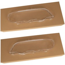 SCHEINWERFERGLAS ABDECKUNG LINKS + RECHTS SATZ FÜR BMW X5 E53 NUR  1999-2003