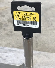 Craftsman USA 3/8" Drive 3/8" Deep 6 Point Chrome Socket -G1-   