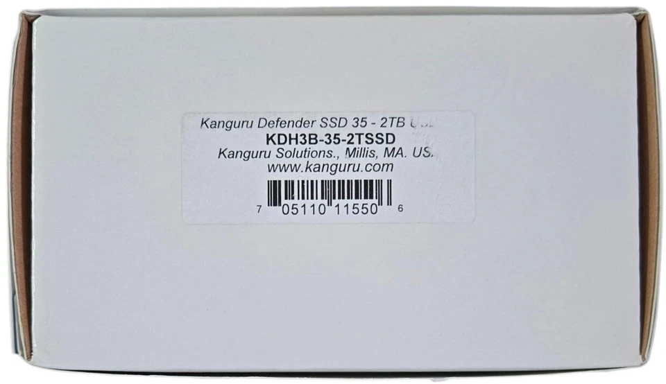 Kanguru Defender SSD 35 2TB USB 3.0 Secure Hardware Encrypted Portable SSD - Image 2 of 2
