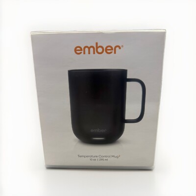EMBER Temperature Control Smart Mug2, 10 oz/ 295 ml, Color Black New Unopened