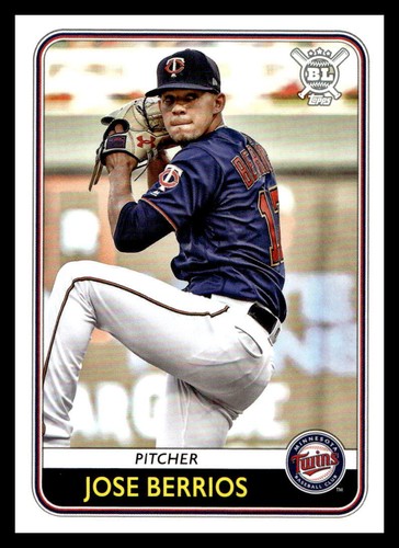 2020 Topps Big League #161 Jose Berrios Minnesota Twins - 第 1/2 張圖片