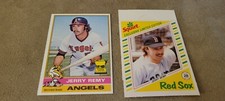 1976 Topps #229 Jerry Remy rookie 1982 Squirt #2 Jerry Remy Exmt-Nrmt Red Sox