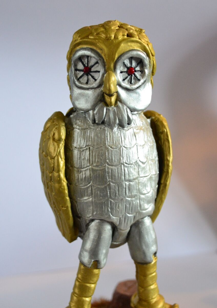 Bubo - the metallic, mechanical owl from Clash of the Titans.