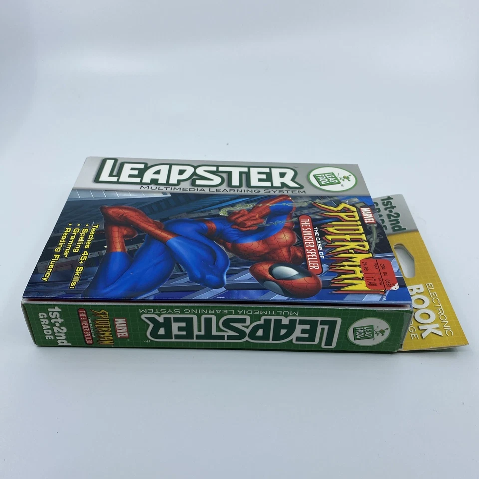 Leap Frog Leapster Marvel Spiderman Case Of The Sinister Speller Learning Game - Image 4 of 4