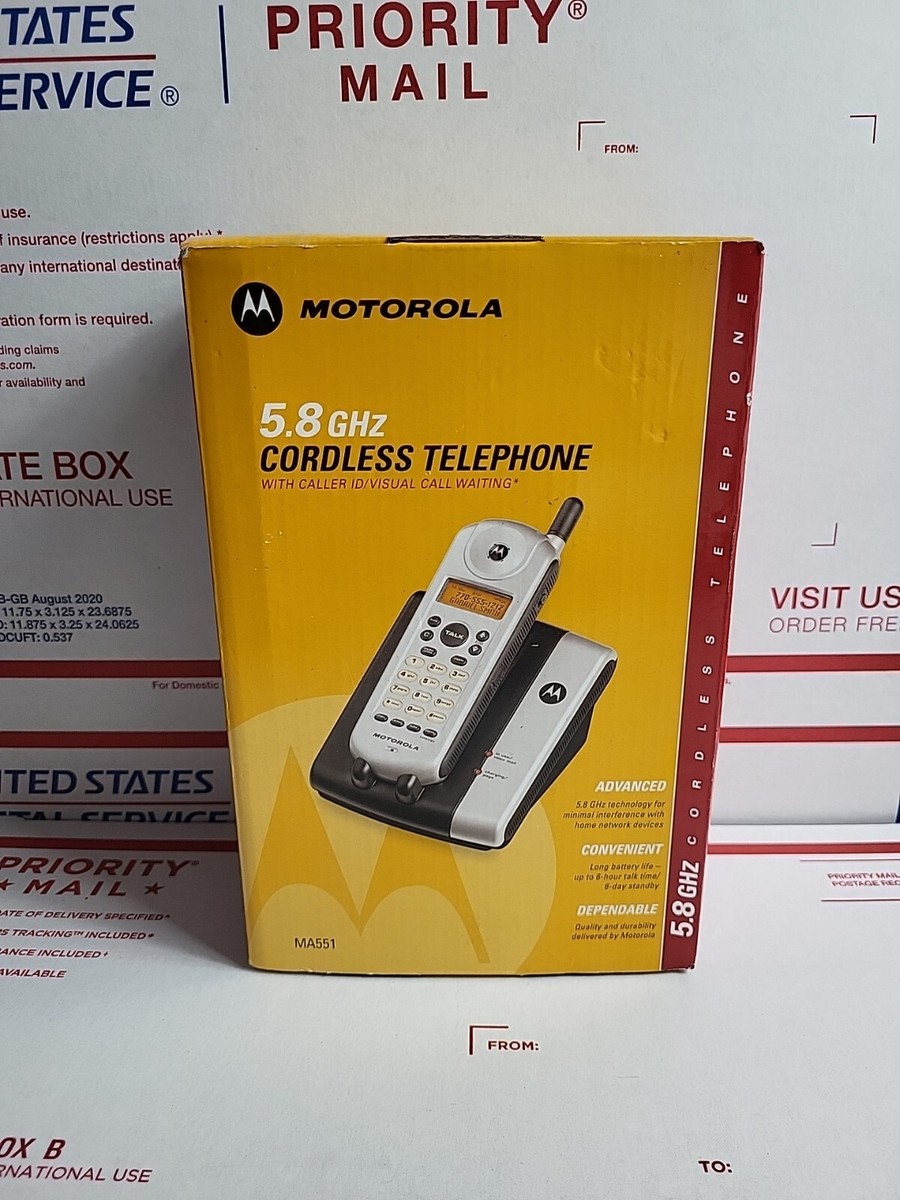 Motorola MA551 5.8 GHz Cordless Phone with Caller ID/Visual Call