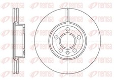 2x REMSA 6728.10 Bremsscheibe für AUDI BENTLEY FORD PORSCHE SEAT VW