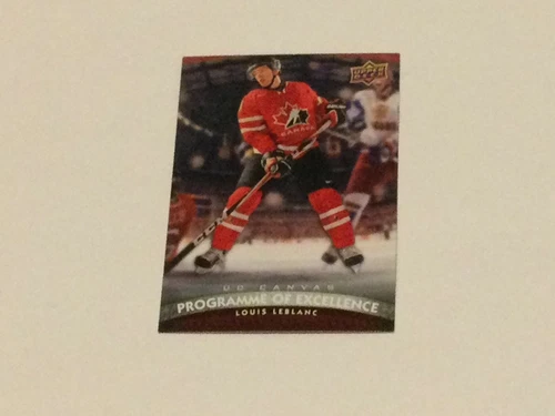 2011-12 UD Canvas Programme of Excellence #C264 Louis Leblanc  Team Canada