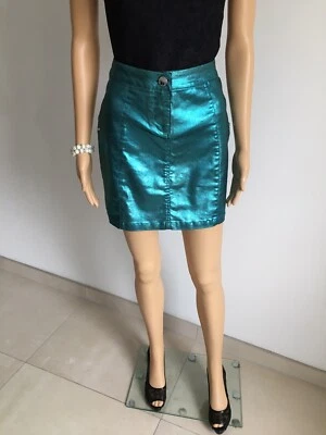 Jupe turquoise neuve Morgan taille 38 (valeur 49€) - Photo 1/4