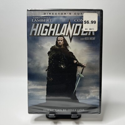 Highlander DVD 2009 Widescreen Directors Cut Brand New Sealed