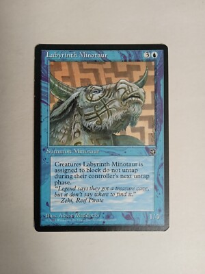 MAGIC MTG ENG 1995 LABYRINTH MINOTAUR CARD