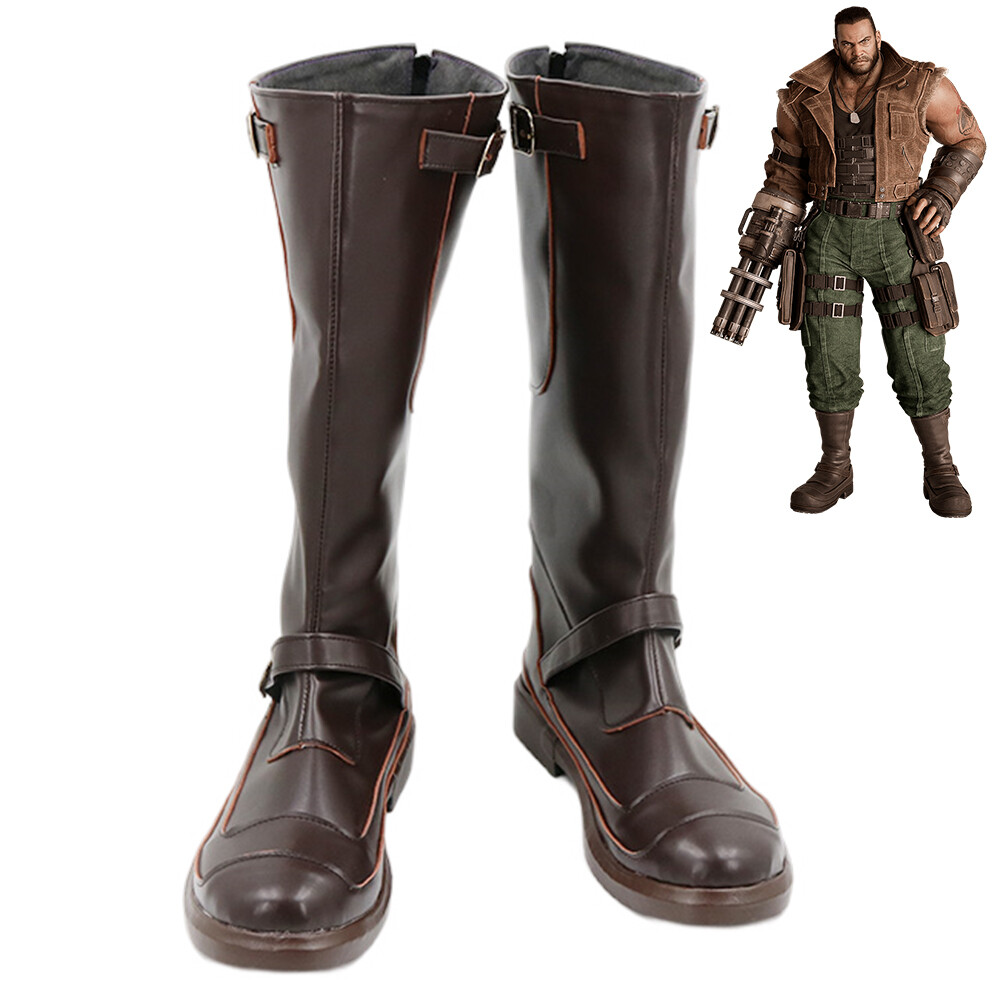 Barret Wallace Zapatos Final Fantasy VII Remake Cosplay Botas