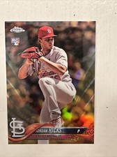 2018 TOPPS CHROME UPDATE JORDAN HICKS RC TRUE GOLD REFRACTOR /50 CARDINALS ⭐️