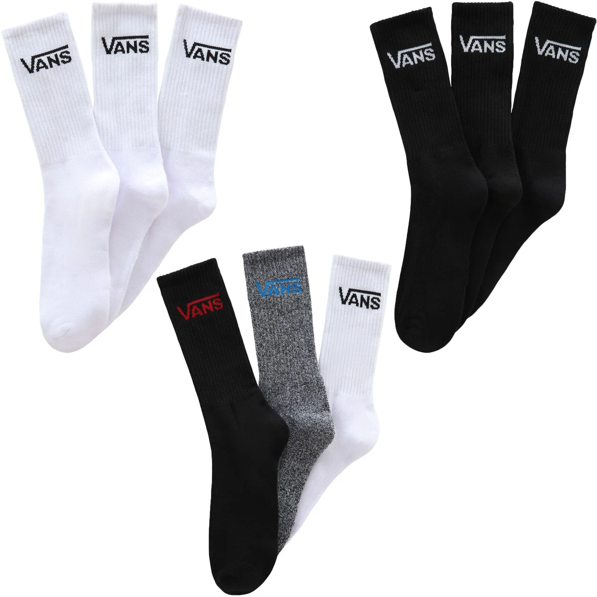 White vans hotsell socks mens