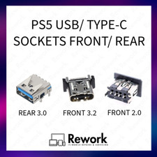 PS5 USB Charging Port Socket Connector Replacement 2.0 3.0 Type-C