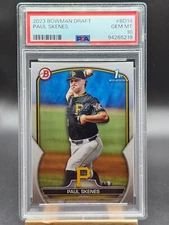 2023 Bowman Draft Paul Skenes 1st Bowman RC PSA 10 GEM MINT Pirates #BD-14 QTY