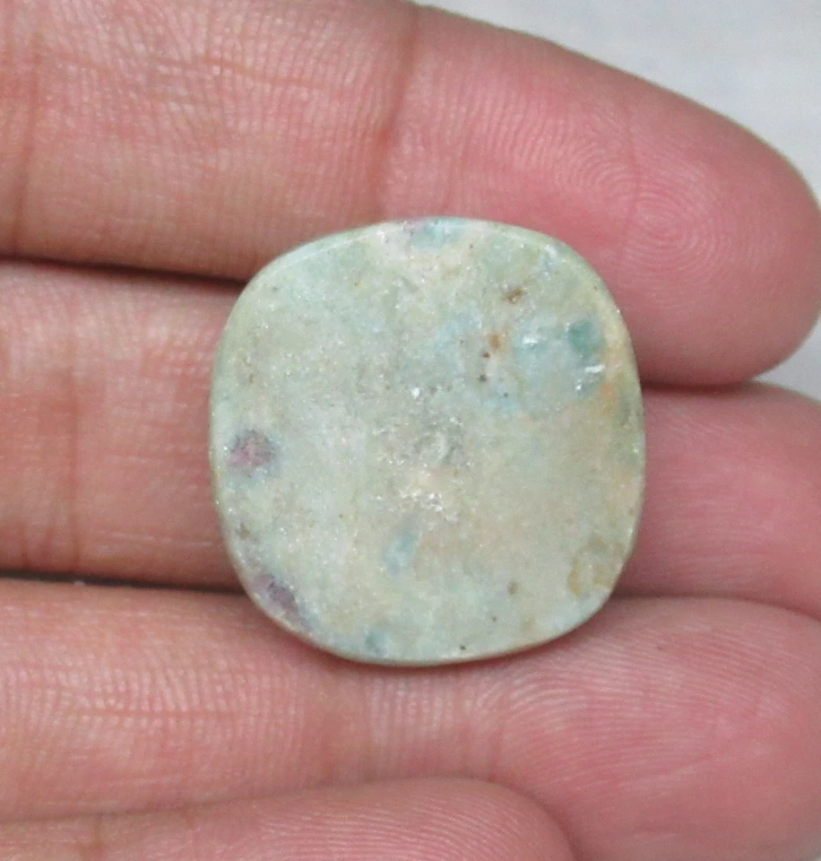 38.40 Cts Natural Ruby Fuchsite Cabochon Cushion Shape Loose Gemstone E 54 - Image 3 of 4