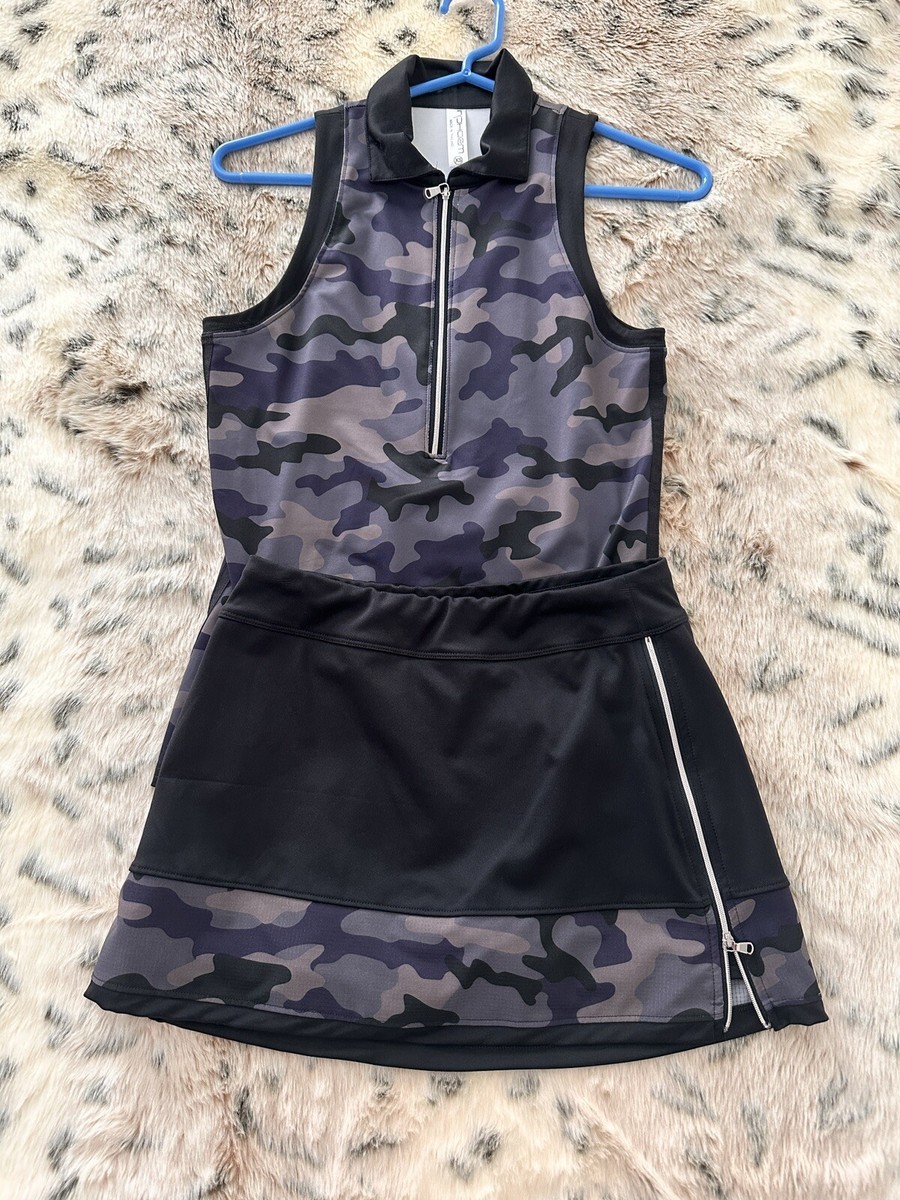 Inphorm NYC Black/Camo Tennis Top and Skort sz XS | eBay Inphorm NYC Black/Camo Tennis Top and Skort sz XS | eBay
