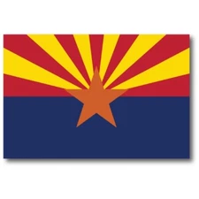 Magnet Me Up Arizona Car Magnet US State Flag Refrigerator 4x6 Locker SUV Heavy