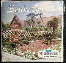 BUSCH GARDENS Tampa Florida 3d View-Master 3 Reel Packet NEW SEALED
