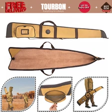 Tourbon 52in Hunting Shotgun Case Soft Padded Cover Gun Carrying Bag Ammo Pouch