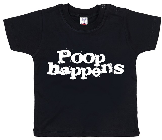 Funny Baby TShirt "Poop Happens" Boy Girl Clothes eBay