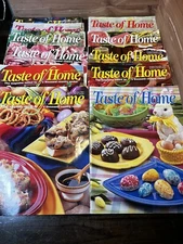 Vintage lot of 11 taste of home cooking books