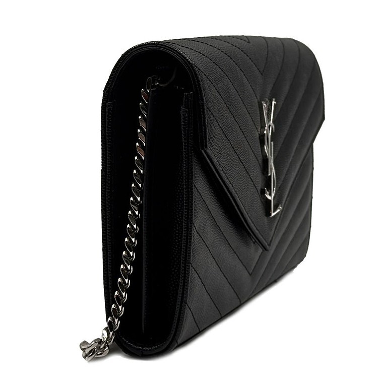 Borsa a tracolla e tracolla Saint Laurent Monogram Matelassé Catena 377828