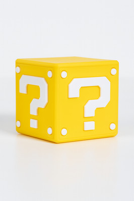 Super Mario Fragezeichenwürfel 6x6 cm | Switch Spielebox | Aufbewahrung für 10 N