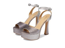 Michael Kors Jenson Platform Sandal Silver/Black 8.5 M