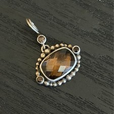 Designer Lori Bonn Smoky Quartz Gemstone Charm
