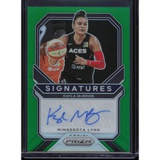 2021 Panini Prizm WNBA #SG-KMB Kayla McBride Signatures Green