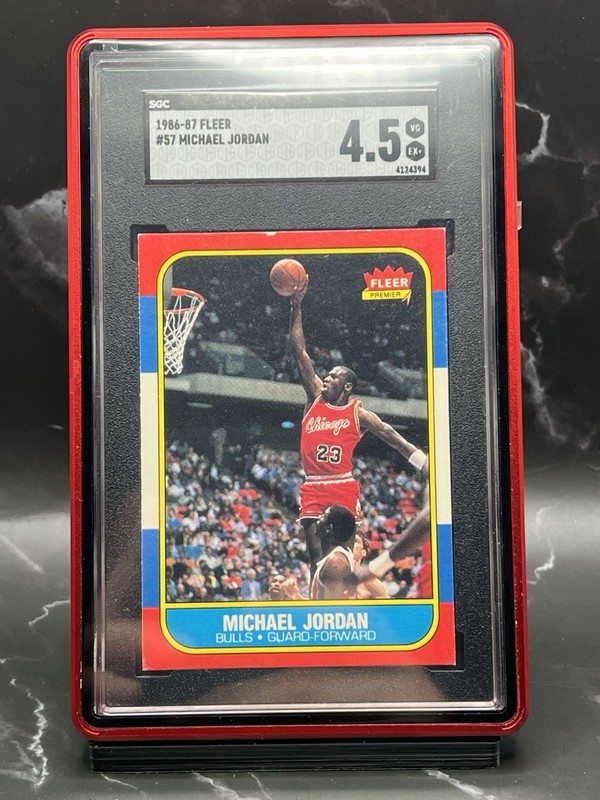 86-87 Fleer Michael Jordan Rookie Card - Michael Jordan Cards