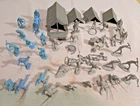 1970's  marx playset Civil War Southern Gray Union blue Centennial army Soldiers