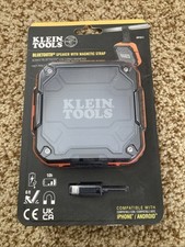 Klein Tools AEPJS2 Bluetooth Speaker With Magnetic Strap - Black/Orange