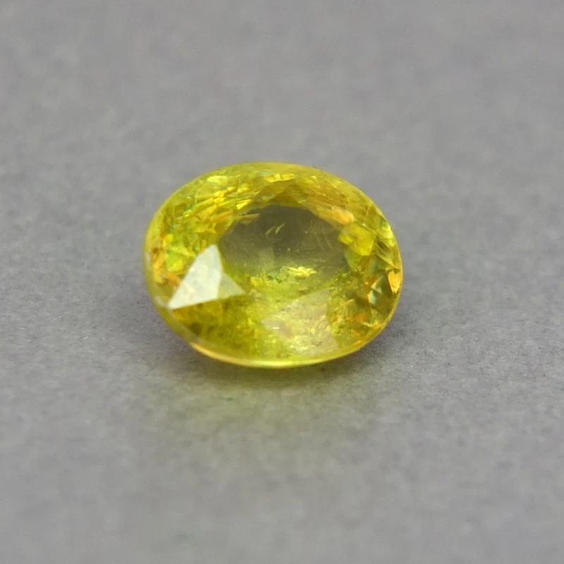 SHOLA Echt 2,41 Ct Natürlicher Sphen / Titanit  Gelb Grün aus Ceylon - Bild 2 von 4