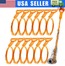 Drain Hair Catcher 20 Inch Drain Snake Shower Drain Hair Trap Clog Remover Lot