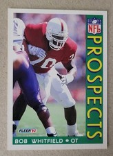 1992 Fleer - Prospects Bob Whitfield #450 (RC) Stanford Cardinals 