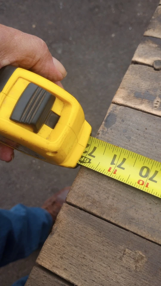 ANTIGUA MESA DE BLOQUE DE CARNICERO 6 pies 32"/34" de alto años 20 Firestone Tire And Rubber Co Foto 4 de 4