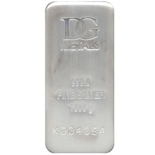 Kilo 32.15 oz Silver Bar - Dillon Gage - .999 Fine 65.21 per troy oz