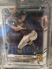 2021 Bowman Draft - Chrome Jackson Merrill, #BDC-119 Pictured (RC)