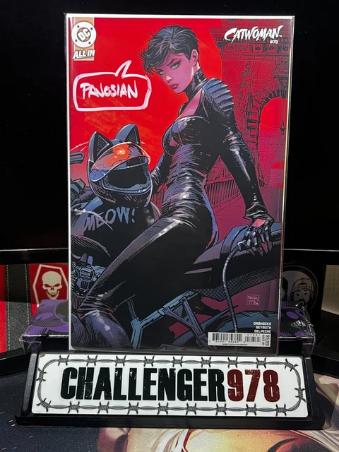 CATWOMAN #78 Dan Panosian SIGNED Trade-Dress w/ COA