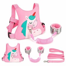 Toddler Leash Baby Walking Safety Harness Anti Lost Wrist Link Pink 1 PCS