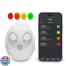 Novo123 Ooly Owl Ok to Wake Clock for Toddlers and Kids | Sleep Trainer and N