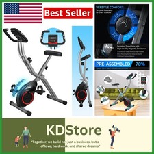 Compact Foldable Indoor Exercise Bike with Magnetic Resistance