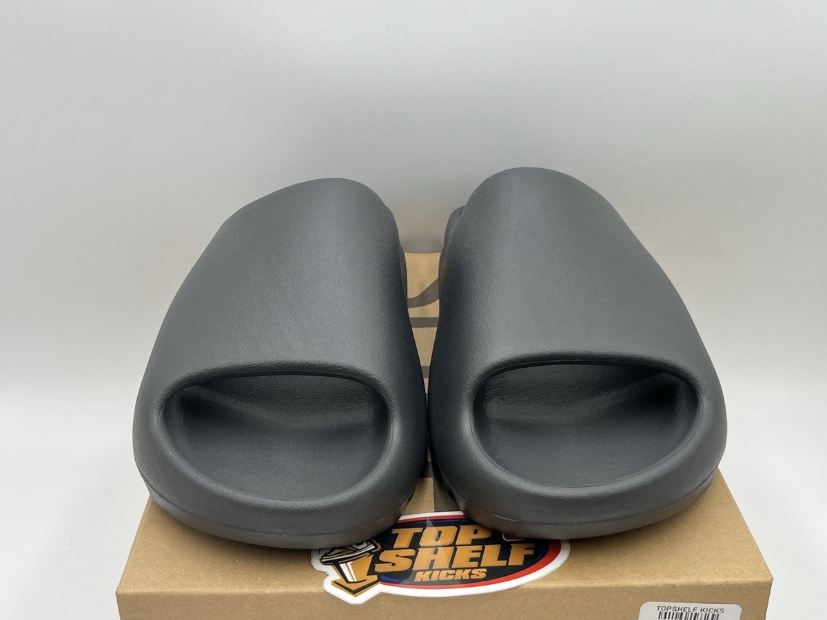 New Adidas Yeezy Slide Onyx 2022 Size 12 Rare Authentic Black
