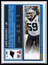 2025 Donruss #108 Luke Kuechly Press Proofs Red